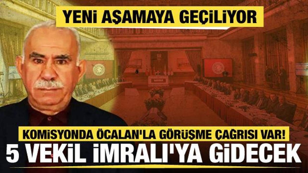 "Terörsüz Türkiye" sürecinde yeni aşama: 5 vekil Öcalan'la görüşmeye gidecek
