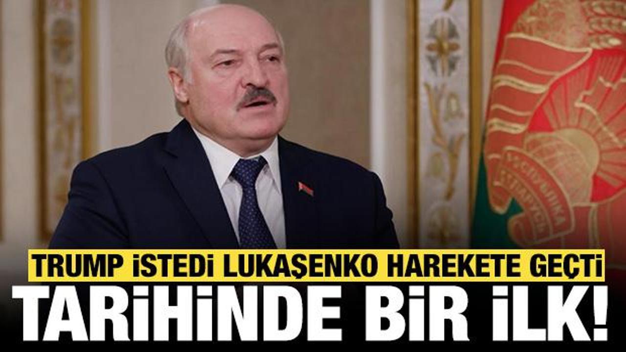 Trump'ın &ccedil;ağrısı sonrası Lukaşenko harekete ge&ccedil;ti: &Uuml;lke tarihinde bir ilk!