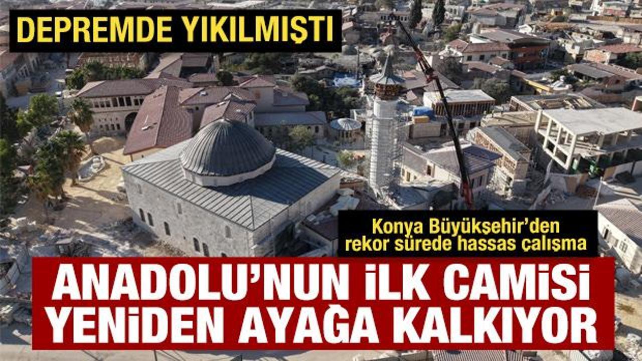 Başkan Altay: Hatay Habib-i Neccar Camii’nin restorasyonunda sona yaklaştık