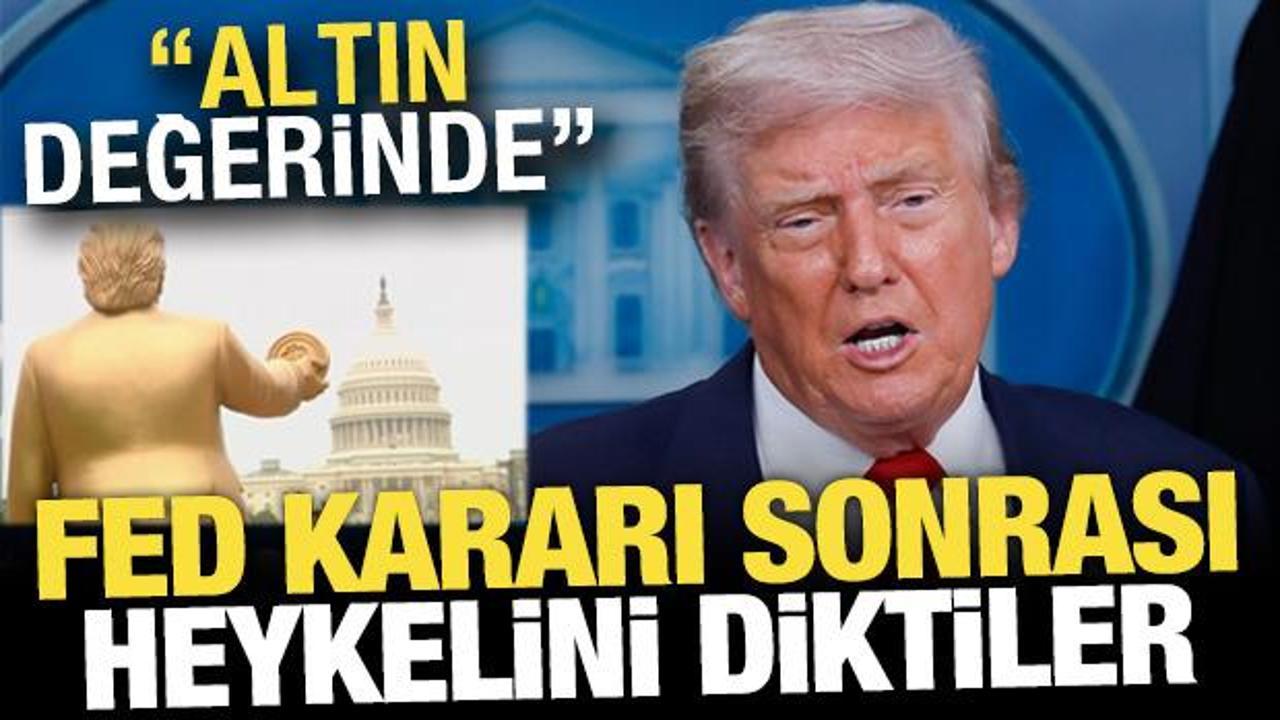 Beyaz Saray&rsquo;ın karşısına Trump&rsquo;ın Bitcoin tuttuğu heykeli dikildi
