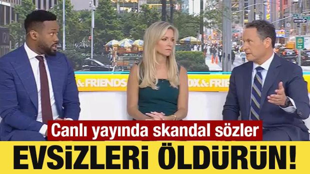 Canlı yayında skandal s&ouml;zler: Evsizleri &ouml;ld&uuml;r&uuml;n!