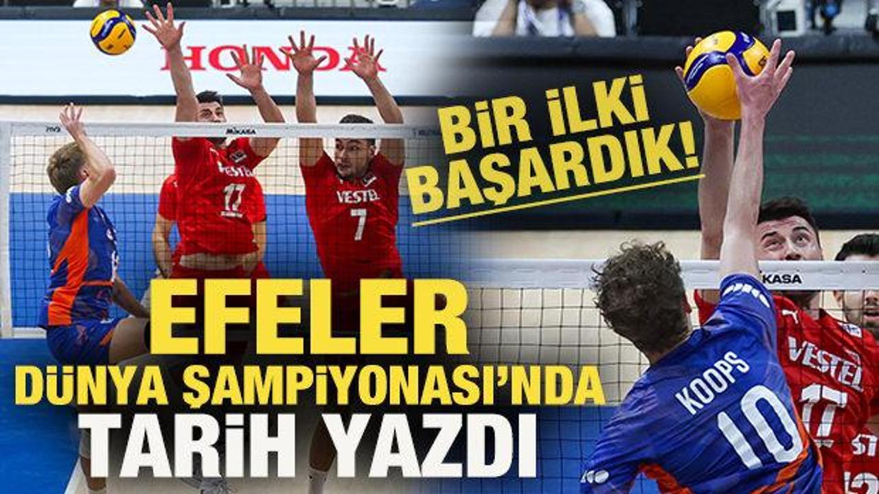 Filenin Efeleri, D&uuml;nya Şampiyonası'nda tarih yazdı! Bir ilki başardık