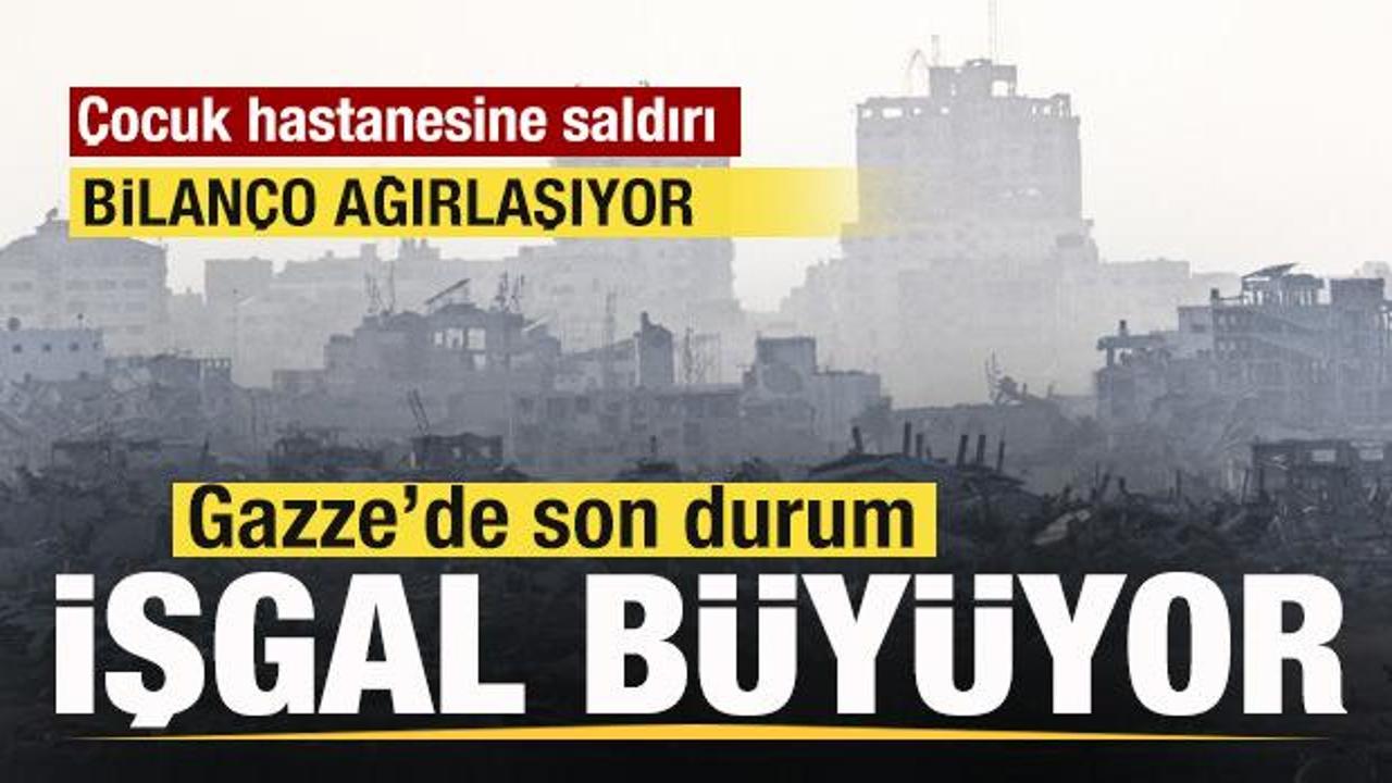 Gazze'den son dakika: İşgal b&uuml;y&uuml;yor! Korkun&ccedil; bilan&ccedil;o! İnternet ve iletişim tamamen kesildi