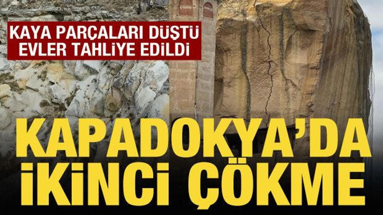 Kadıkalesi&rsquo;nde kaya par&ccedil;ası d&uuml;şt&uuml;; 3 ev tahliye edildi