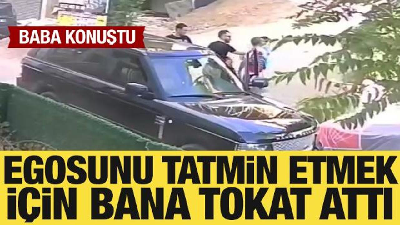 Kocaeli'de &ccedil;ocuklarının &ouml;n&uuml;nde tokatlanan baba konuştu