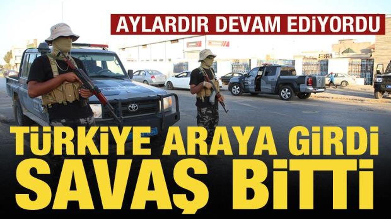 Libya'da h&uuml;k&uuml;met ve Rada silahlı grubu T&uuml;rkiye arabuluculuğu ile uzlaştı