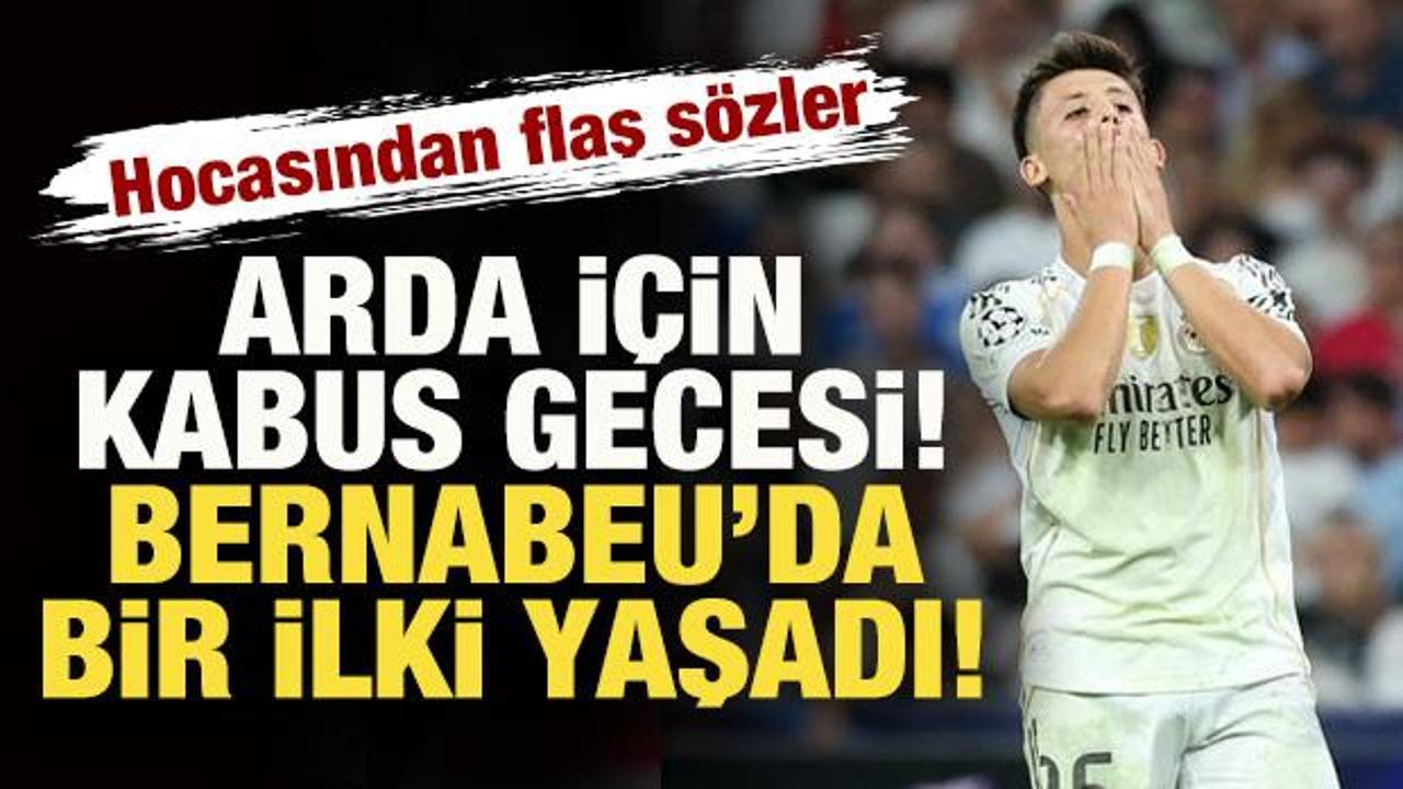 Şampiyonlar Ligi'nde Arda G&uuml;ler'e eleştiri yağmuru! Hocasından flaş s&ouml;zler