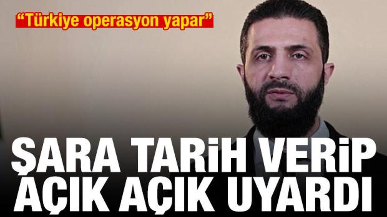 Şara'dan SDG'ye uyarı: Türkiye'nin askeri operasyonu masada