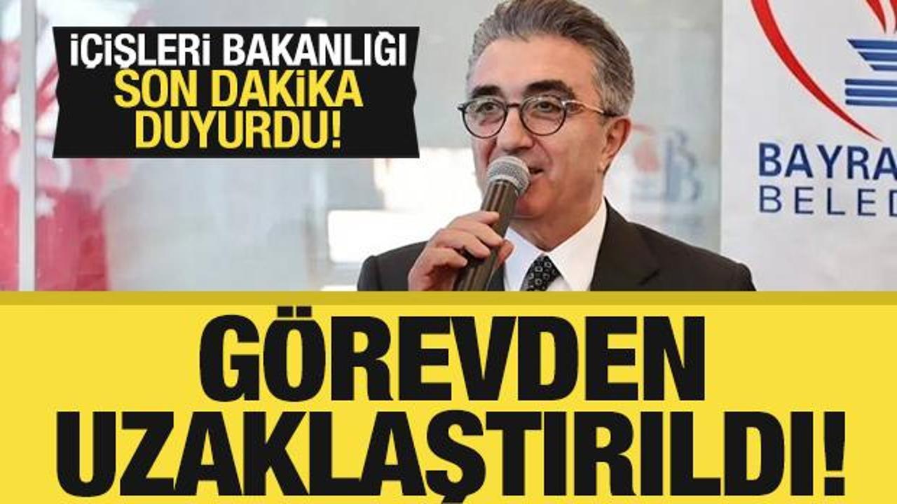 Son dakika: Bayrampaşa Belediye Başkanı Hasan Mutlu görevden uzaklaştırıldı!