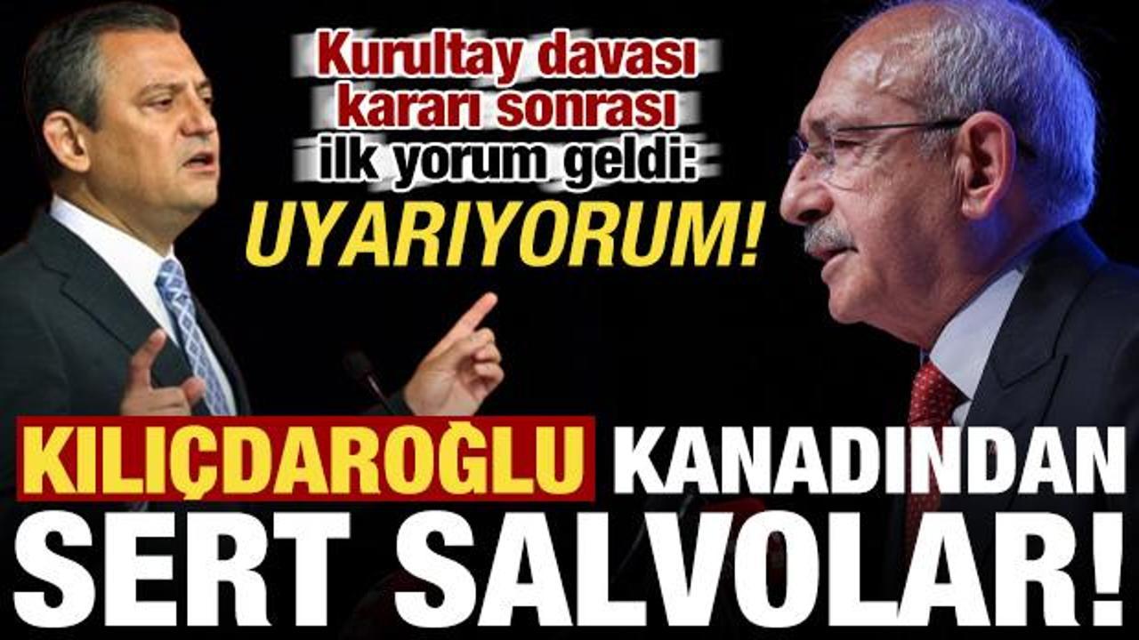 Son dakika haberi: Karar sonrası Kılıçdaroğlu kanadından sert salvolar: Uyarıyorum...