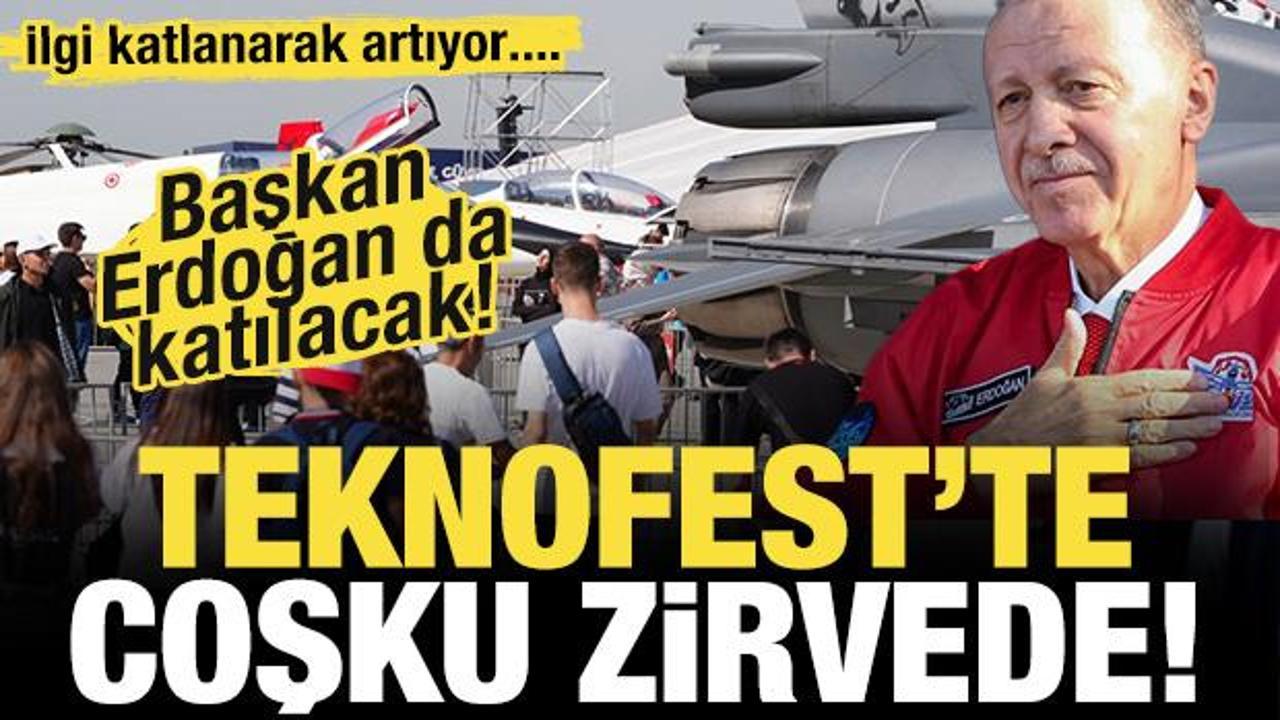 TEKNOFEST’te üçüncü gün heyecanı! Gençler akın etti, aileler doldu taştı!