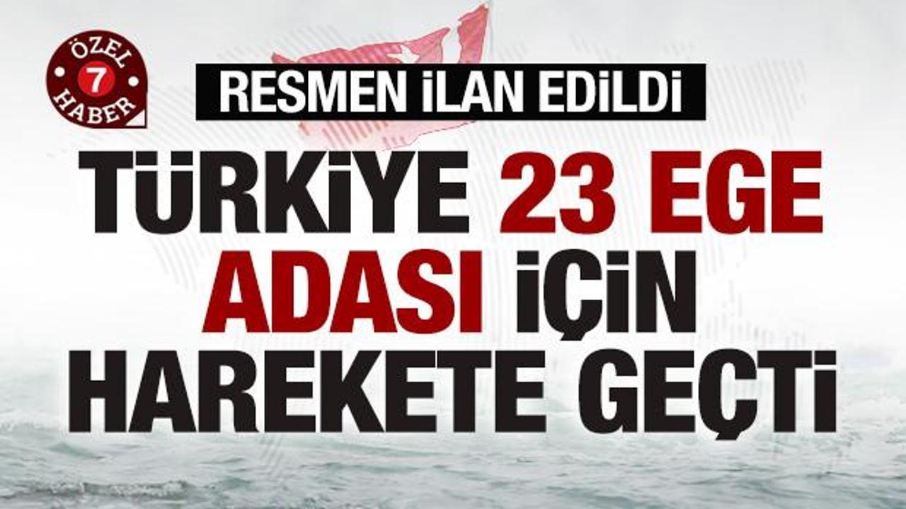 T&uuml;rkiye'den 23 Ege adası i&ccedil;in Yunanistan'a ihtar! Navtex yayımlandı