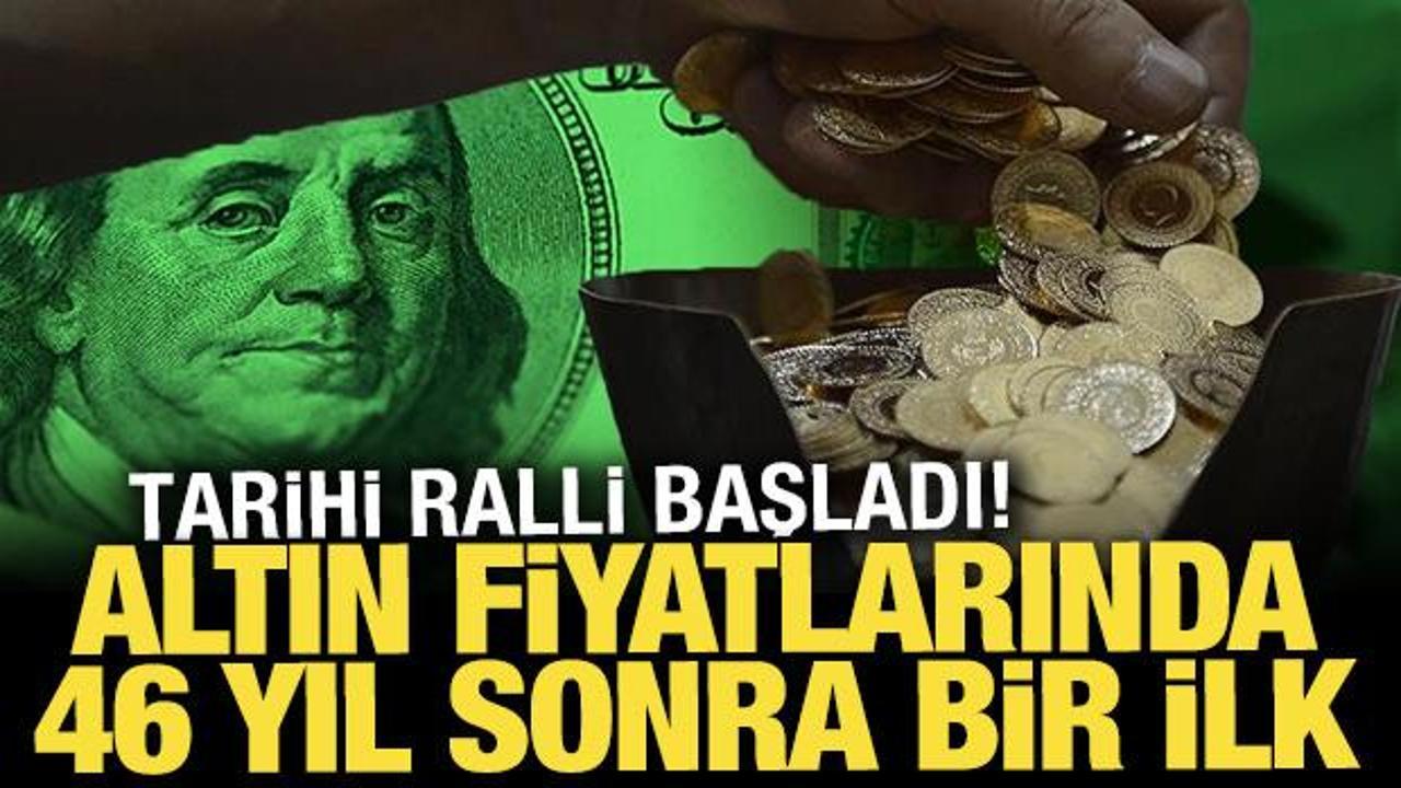 Altında 1979'dan bu yana en y&uuml;ksek artış! Y&uuml;zde 40 kazandırdı