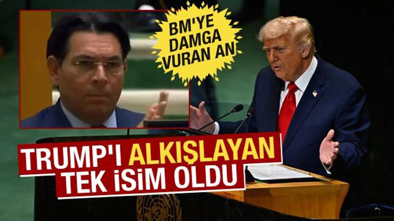 BM Genel Kurulu'nda dikkat çeken an! Trump'ın Filistin sözlerini tek bir isim alkışladı