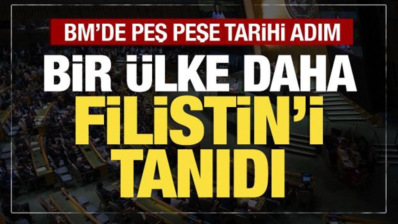 İngiltere, Kanada, Fransa... BM'de peş peşe tarihi adım! Çok sayıda ülke Filistin'i tanıdı