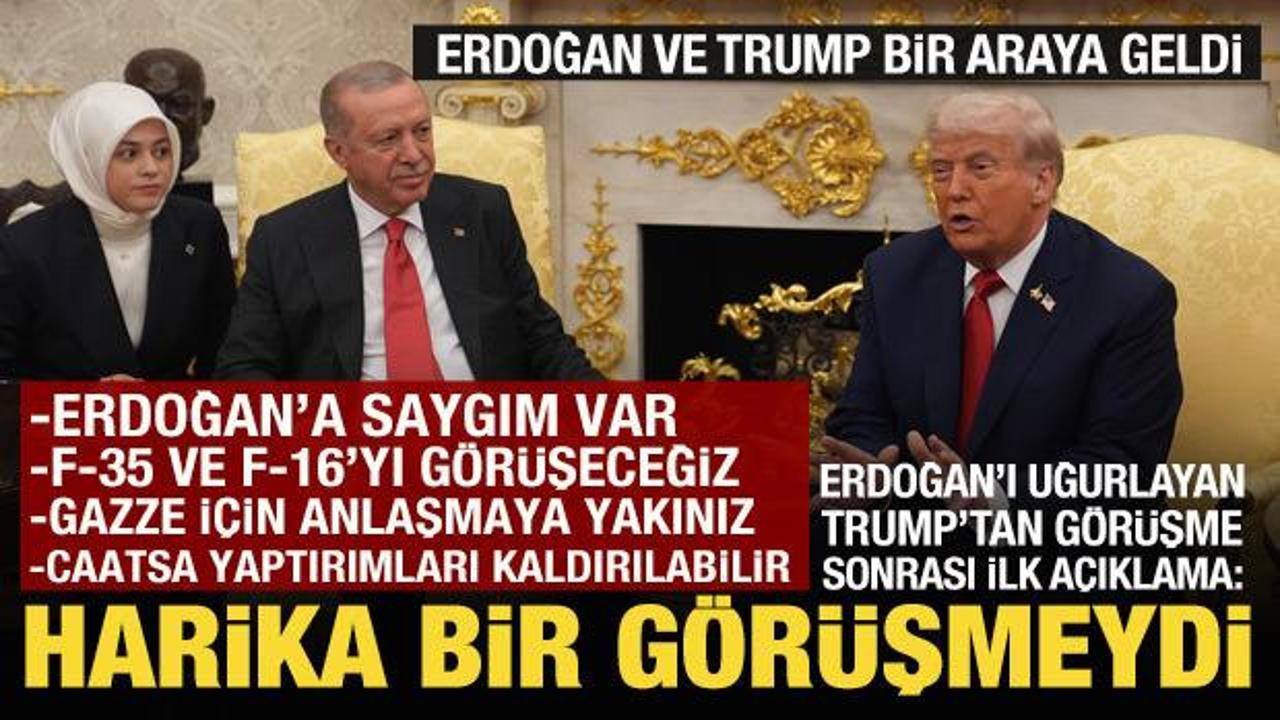 Dünyanın gözü bu zirveye kilitlendi! Erdoğan-Trump görüşmesi bitti: Trump'tan açıklama!