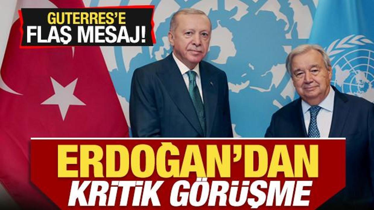 Erdoğan'dan tarihi konuşma sonrası kritik görüşme! BM'ye 'revizyon' mesajı