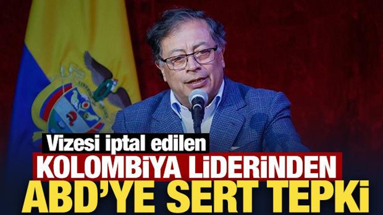 Filistin mitingine katılmış, vizesi iptal edilmişti! Kolombiya liderinden ABD'ye tepki