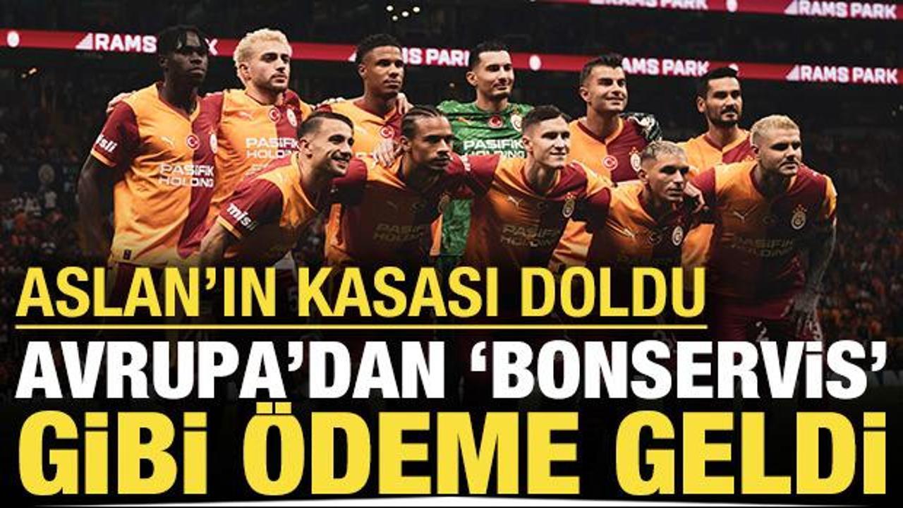 Galatasaray'ın kasası doldu: Avrupa'dan 'bonservis' gibi &ouml;deme geldi