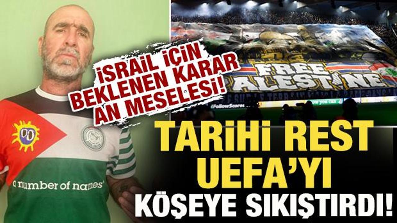 İsrail için beklenen karar an meselesi! Tarihi rest UEFA'yı köşeye sıkıştırdı