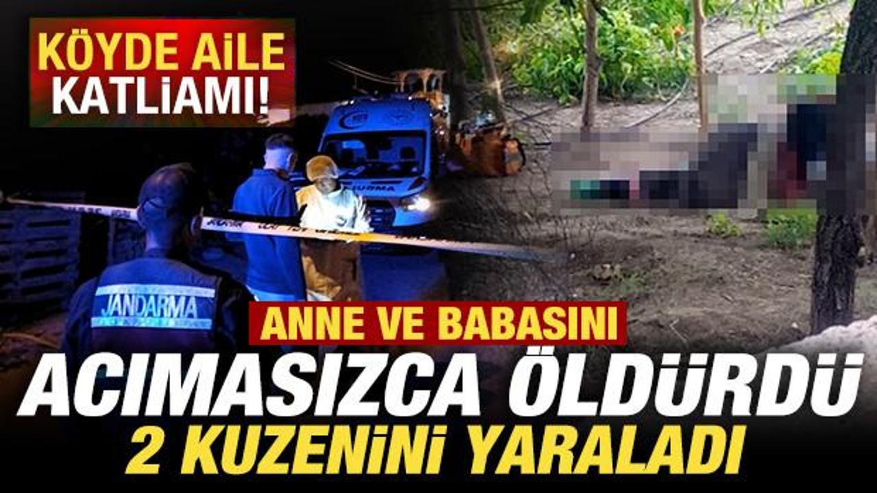 Kırşehir’de aile katliamı: Annesi ve babasını canice öldürdü