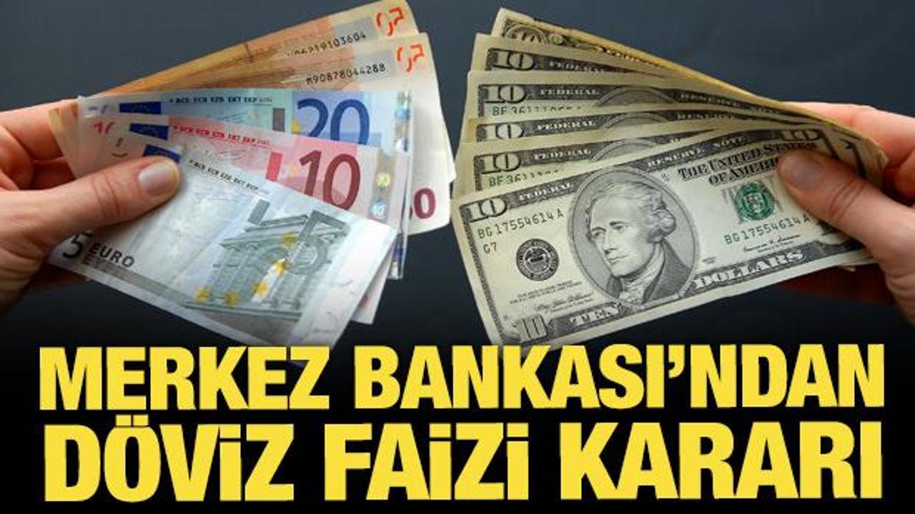 Merkez Bankası&rsquo;ndan d&ouml;viz hesaplarına uygulanan faizde indirim