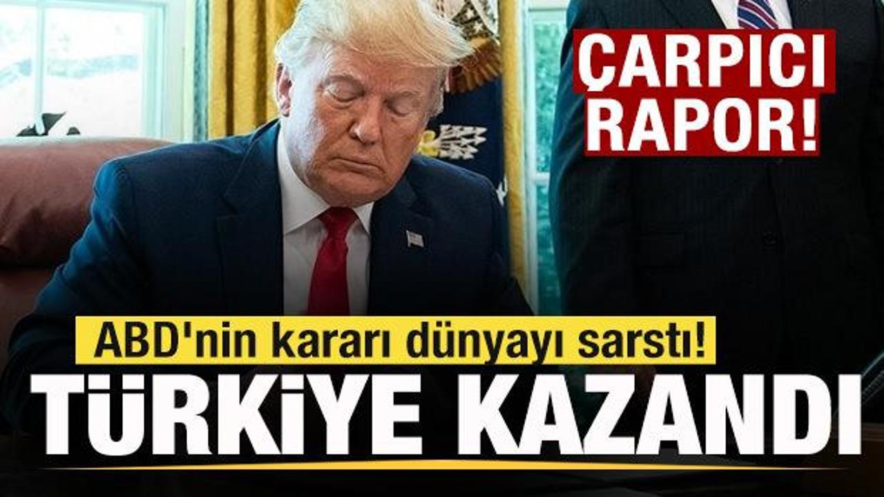 Milli İstihbarat'tan &ccedil;arpıcı rapor! ABD'nin kararı d&uuml;nyayı sarstı! T&uuml;rkiye kazandı