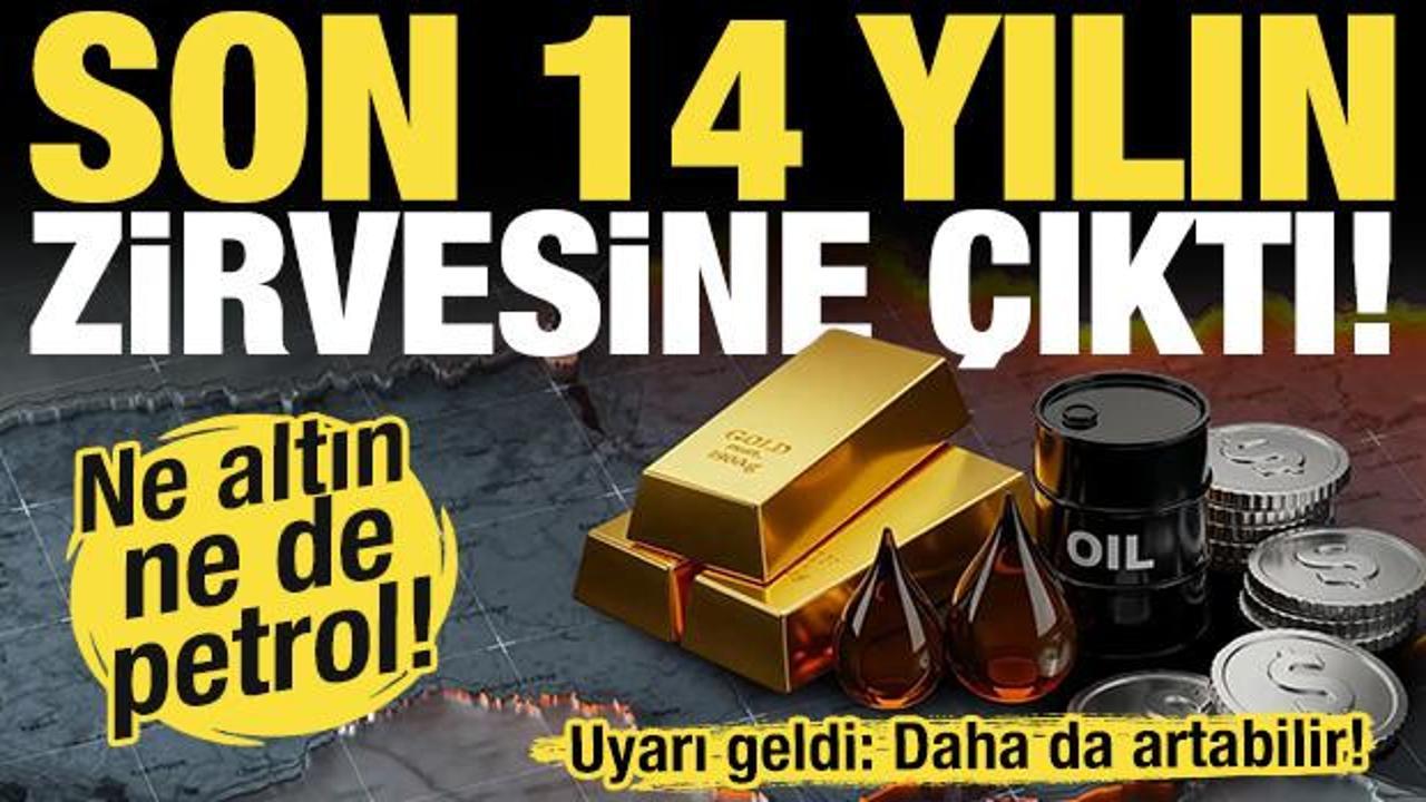 Ne altın ne de Petrol! Son 14 yılın en yüksek seviyesine çıktı! Daha da artacak!
