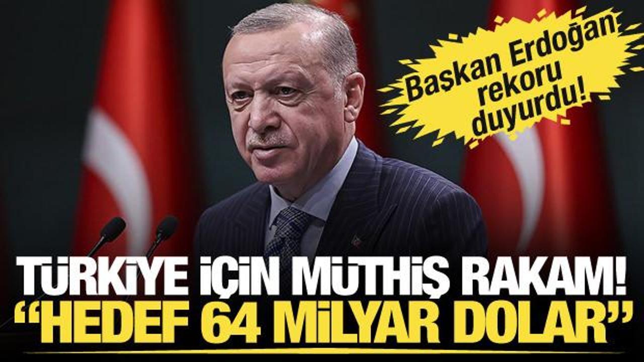 Son dakika... Cumhurbaşkanı Erdoğan: Turizmde t&uuml;m zamanların 6 aylık gelir rekorunu kırdık