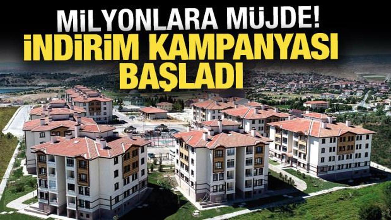 TOKİ'nin indirim kampanyası bugün başladı