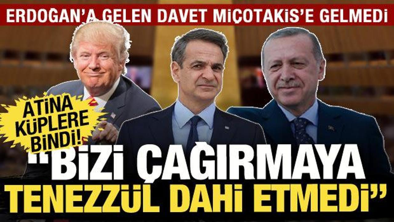 Trump-Erdoğan g&ouml;r&uuml;şmesi Yunanistan'da gerilim yarattı: Bize tenezz&uuml;l dahi etmedi!