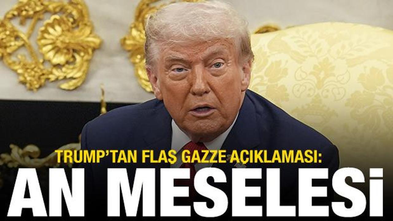 Trump'tan Gazze a&ccedil;ıklaması: Anlaşma an meselesi