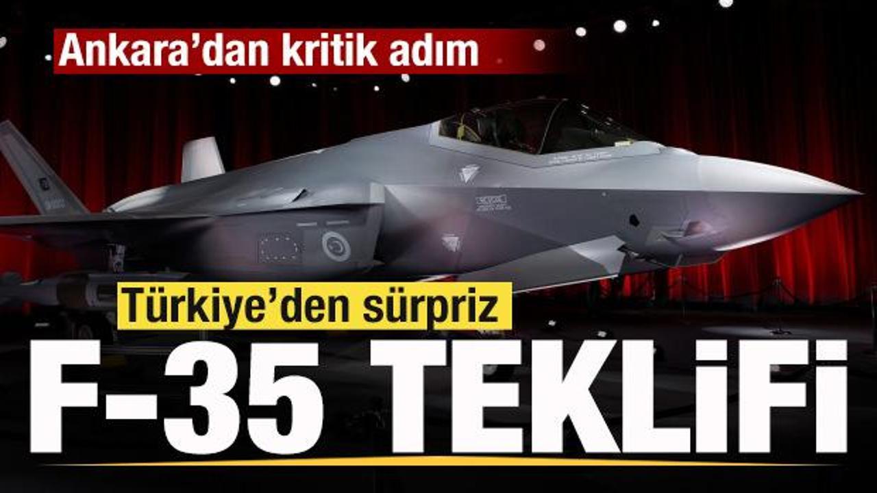 Türkiye'den ABD'ye sürpriz F-35 teklifi! Kritik adım