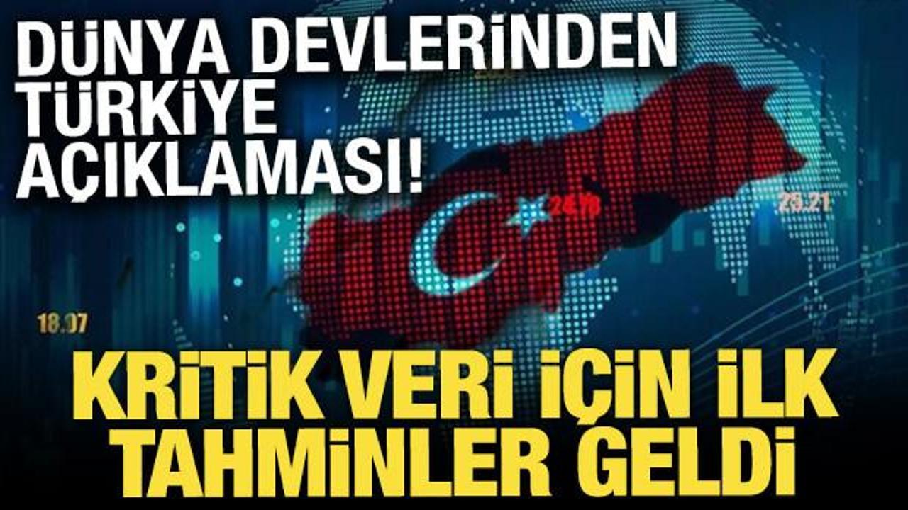 Uluslararası kuruluşlardan Türkiye için büyüme tahmini