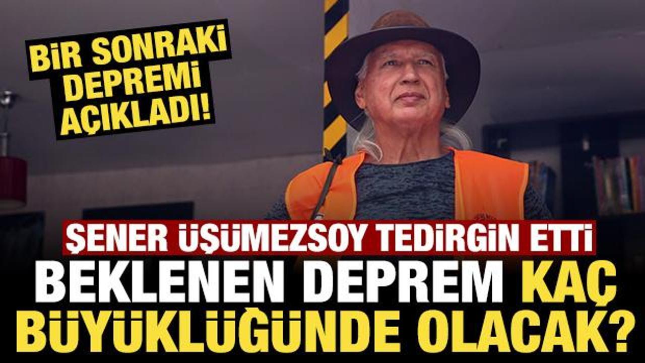 Üşümezsoy bir sonraki depremi açıkladı: Büyüklüğü ve depremin merkezini işaret etti!
