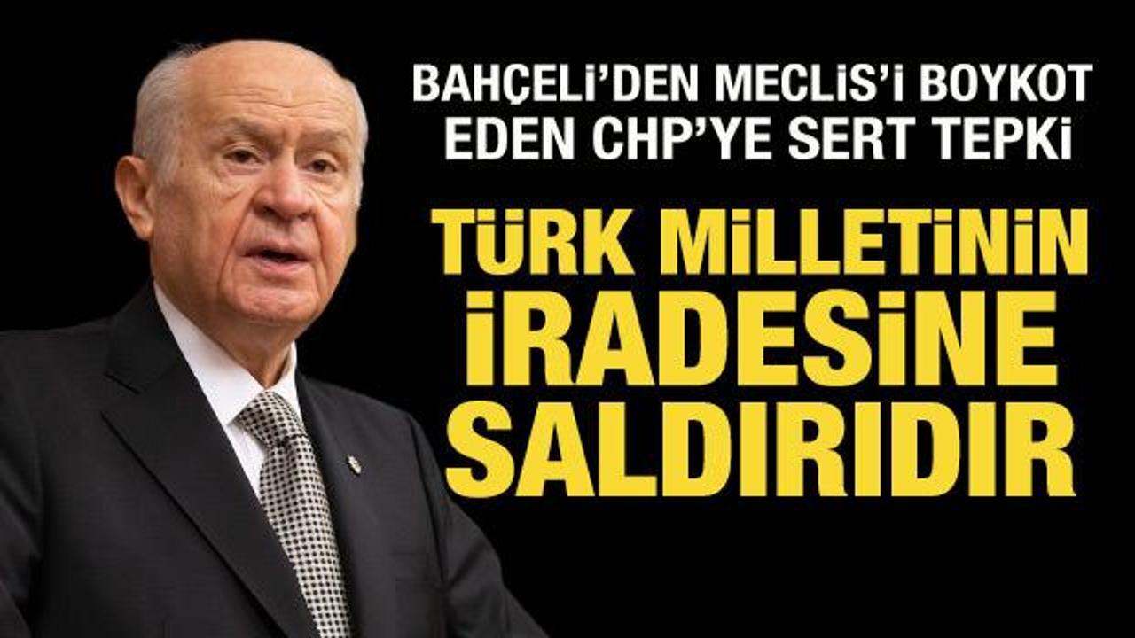 Bahçeli'den CHP'ye sert tepki