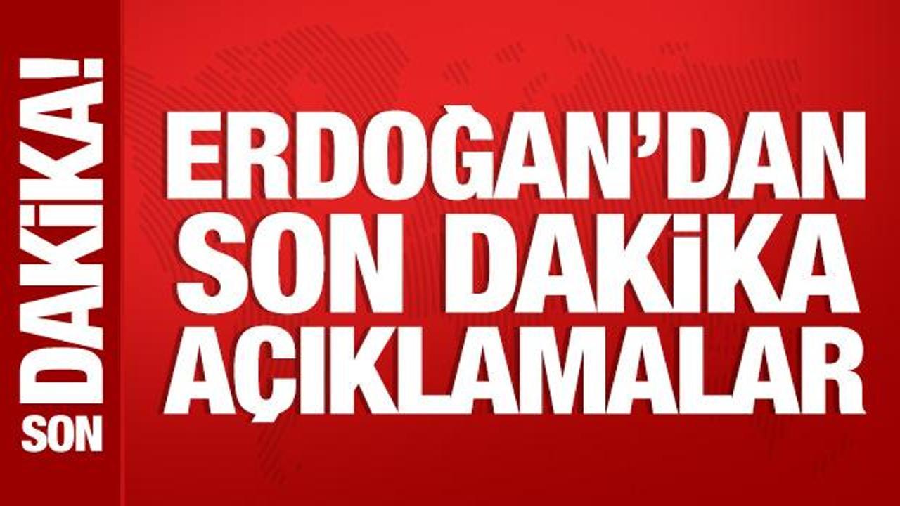 Cumhurbaşkanı Erdoğan, Kabine Toplantısı sonrası konuşuyor