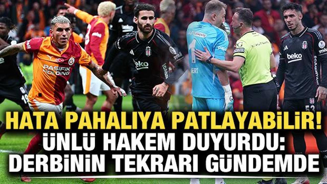 Derbideki hata pahalıya patlayabilir! Ünlü hakem duyurdu: Maç tekrarı gündemde