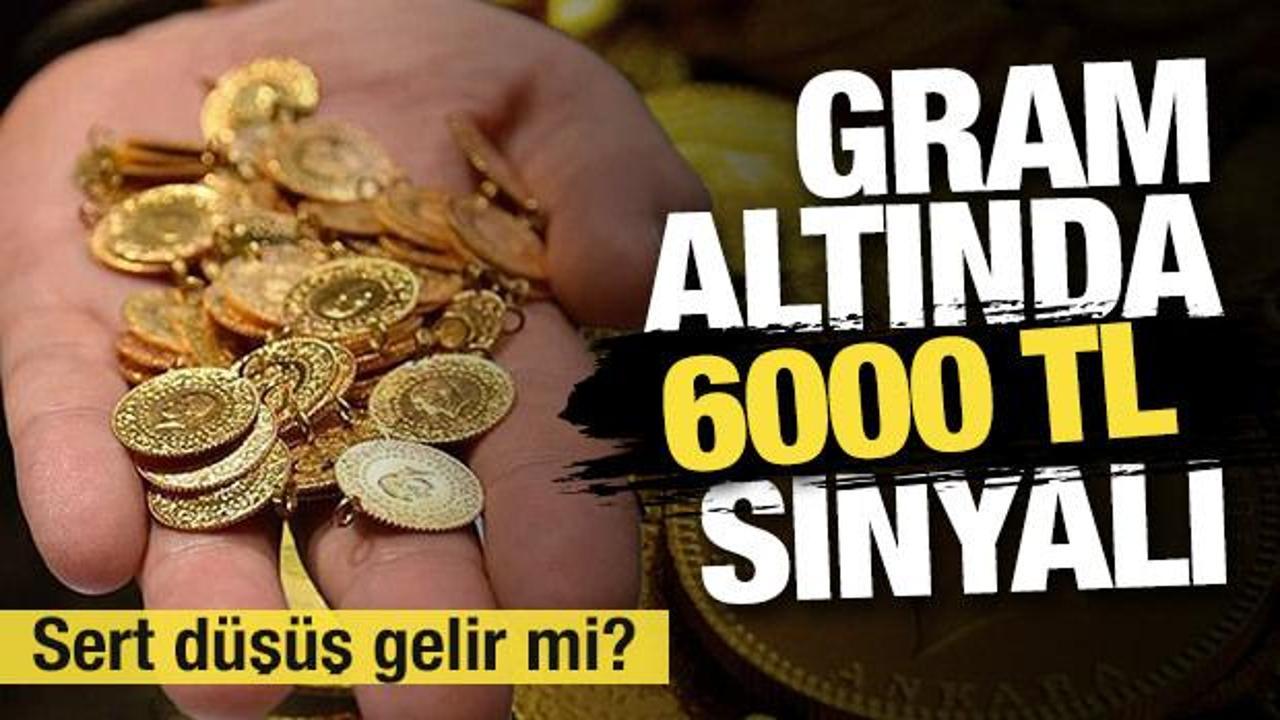 Gram altında 6000 TL sinyali! Sert düşüş gelir mi?