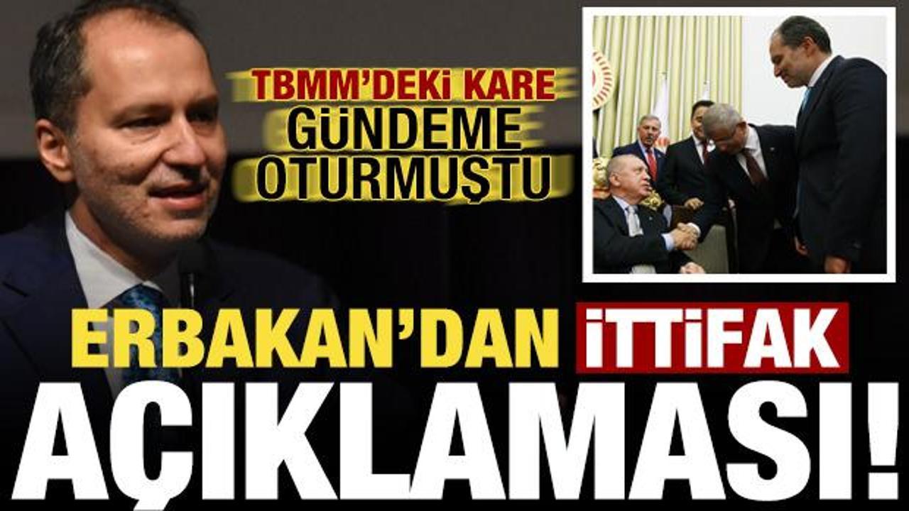 G&uuml;ndem olan kare sonrası Fatih Erbakan'dan 'ittifak' a&ccedil;ıklaması!
