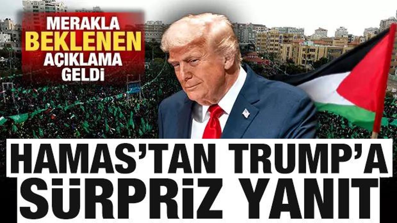Hamas'tan, Trump'ın Gazze planına ilk yanıt! Merakla beklenen açıklama geldi