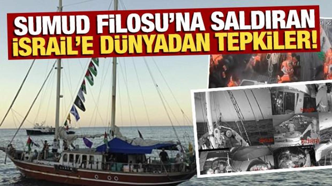 İsrail'in Sumud Filosu'na saldırısına dünyadan peş peşe tepkiler