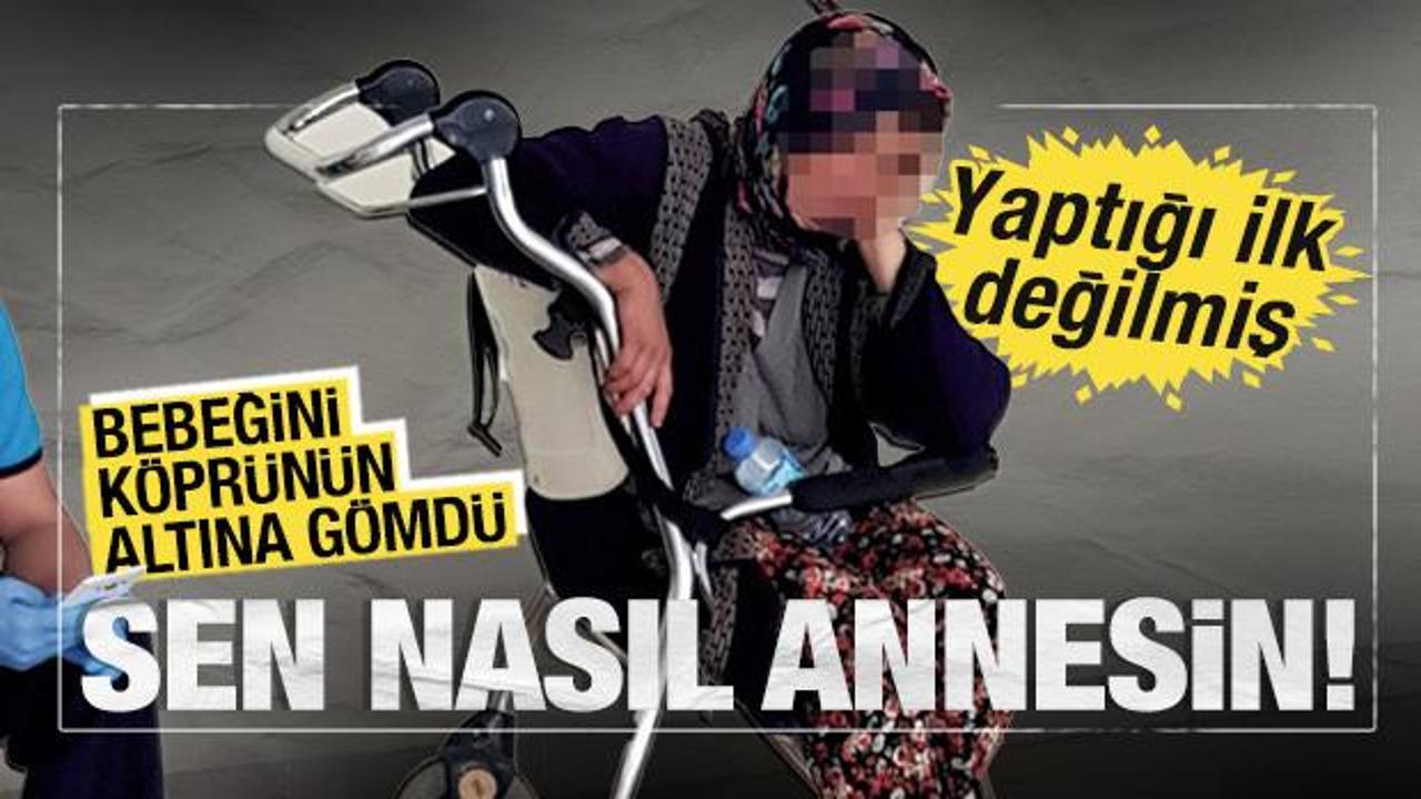 İzmir'de anne, bebeğini köprünün altına gömdü