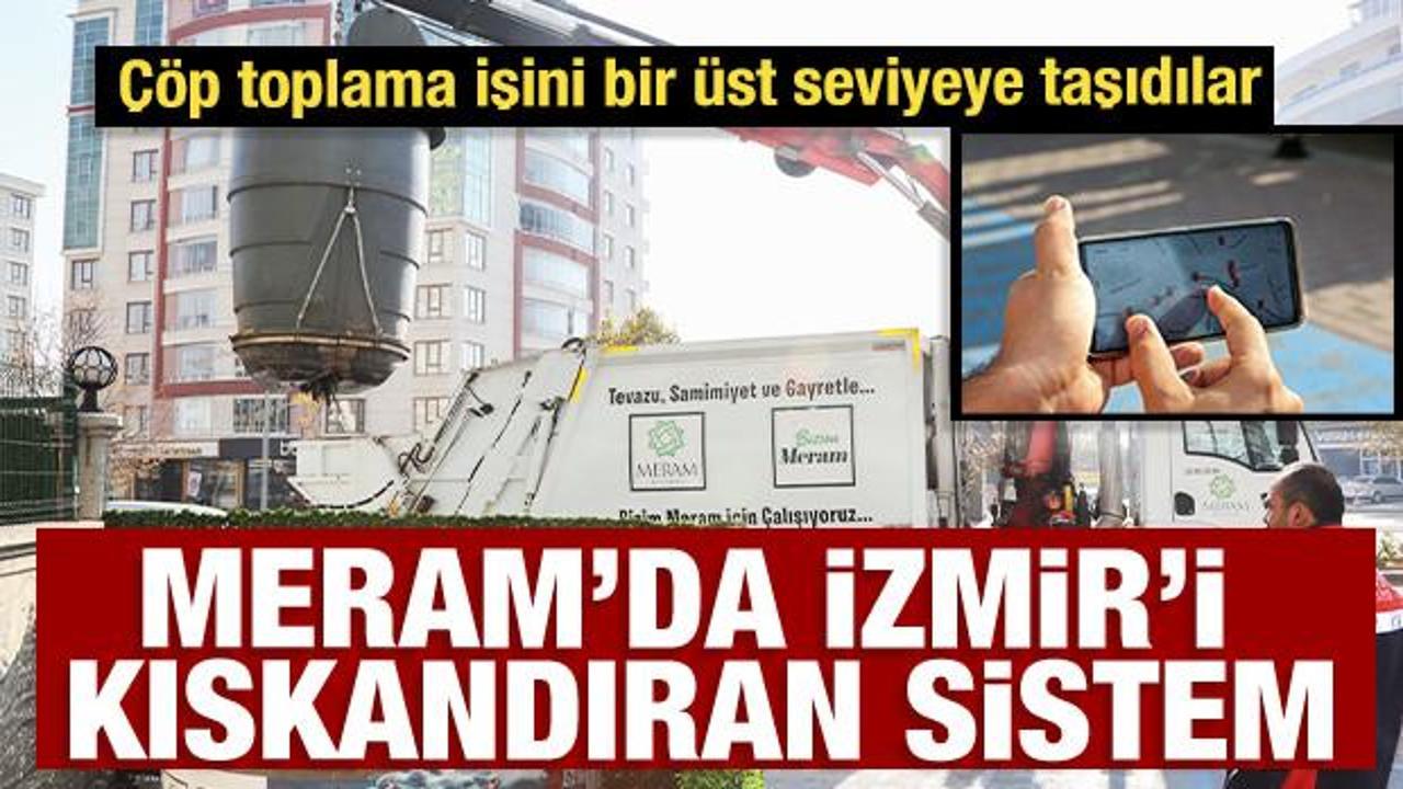 Meram Belediyesi'nden İzmir'i kıskandıran Akıllı Atık Toplama sistemi