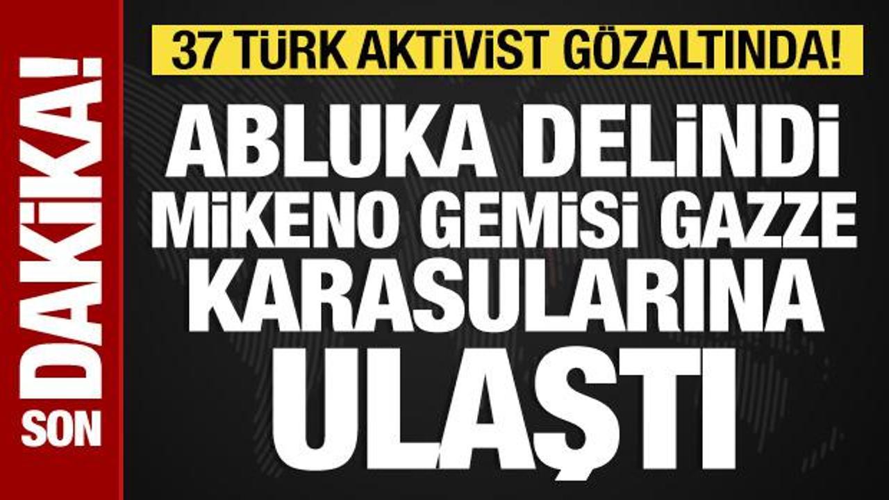 Mikeno gemisi Gazze kara sularında