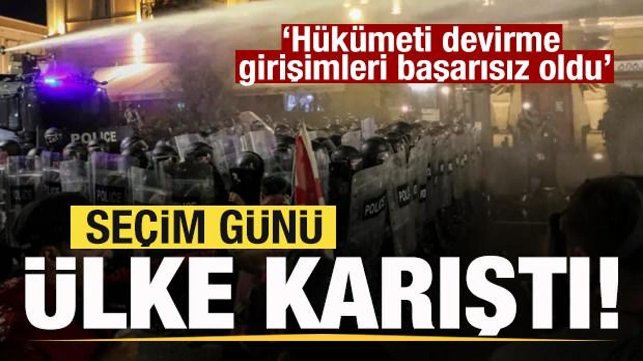 Se&ccedil;im g&uuml;n&uuml; &uuml;lke karıştı Son dakika a&ccedil;ıklaması: H&uuml;k&uuml;meti devirme girişimleri başarısız oldu