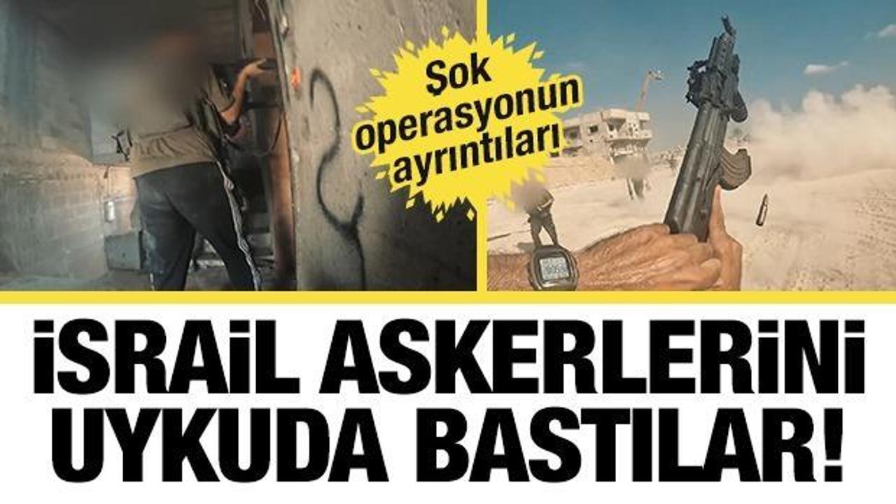 Şok baskının ayrıntıları: Kassam m&uuml;cahidleri İsrail askerlerini uykuda yakalamış!