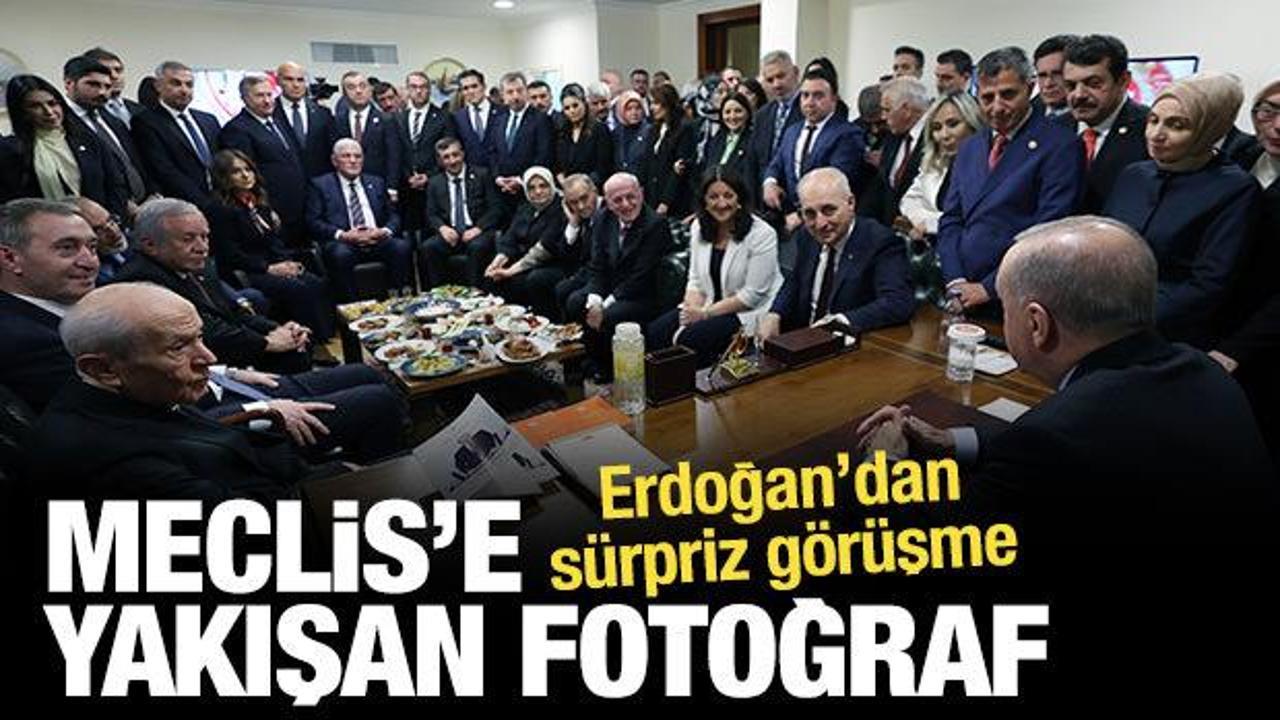 Son dakika: Erdoğan'dan Meclis'te sürpriz görüşme! 