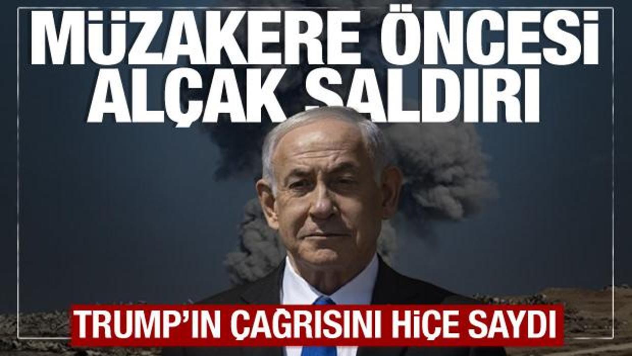 Trump’ın çağrısına kulak asmıyor... İsrail, Gazze'ye saldırmayı sürdürüyor!