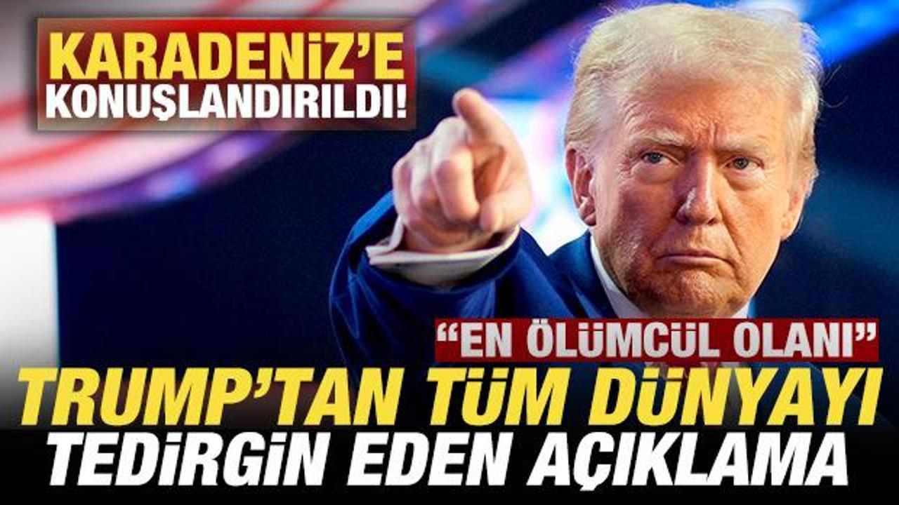 Trump'tan tüm dünyayı tedirgin eden açıklama! Bölgeye konuşlandırıldı! "En ölümcül olanı"